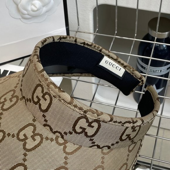 GUCCI Ms. Sun Hat brown sun hat men